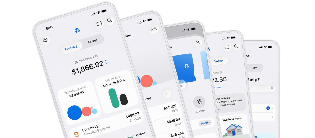 A fan of ANZ Plus app screens